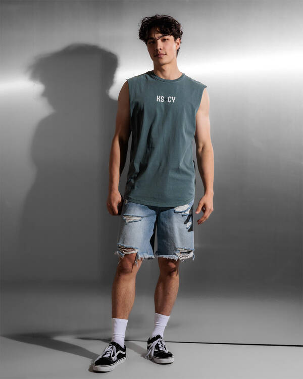 Kiss Chacey Resonance Dual Curved Muscle Tank for Mens