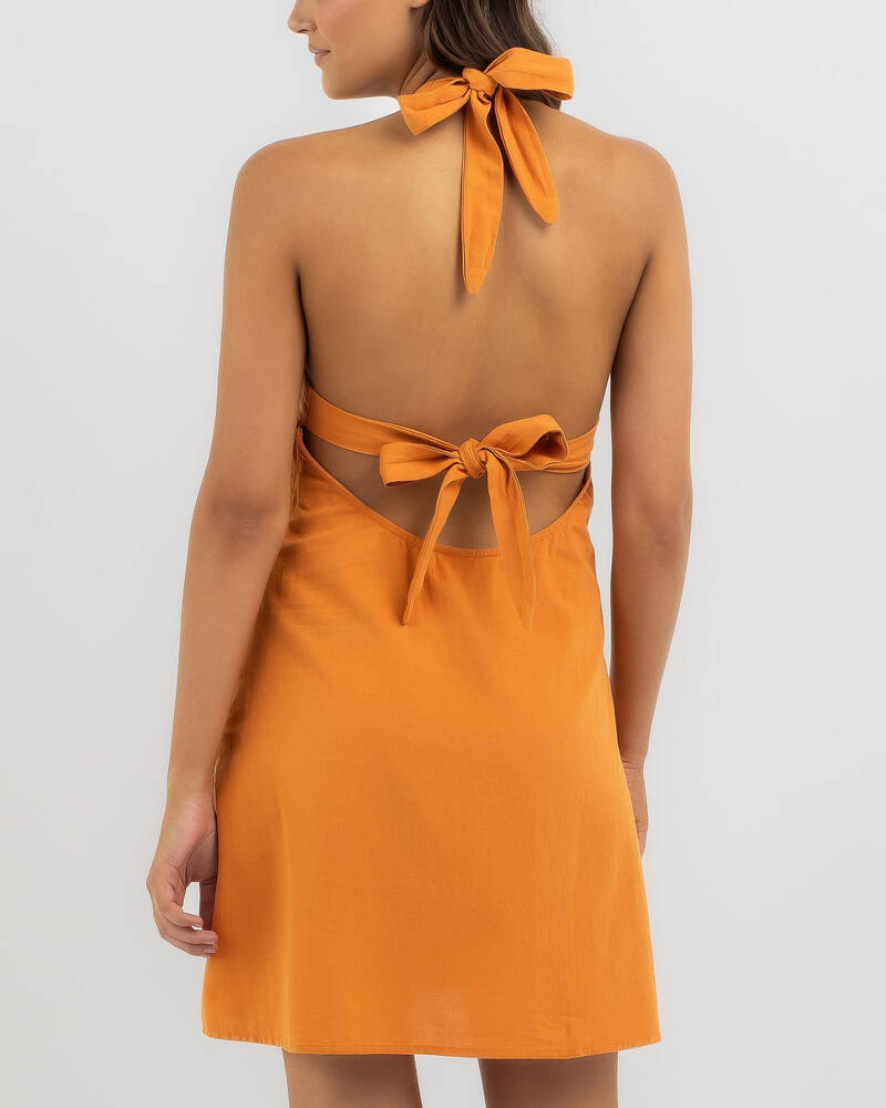 Rhythm Tangie Halter Dress for Womens