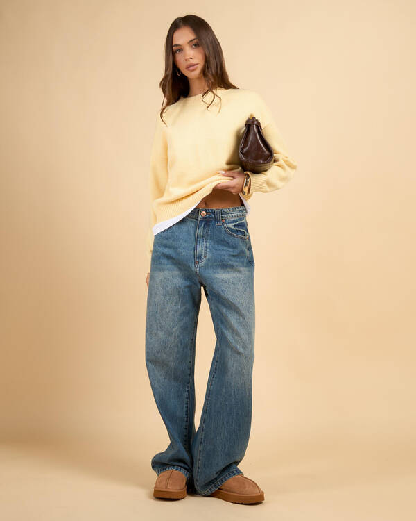 DESU Andre Low Waist Baggy Jeans for Womens