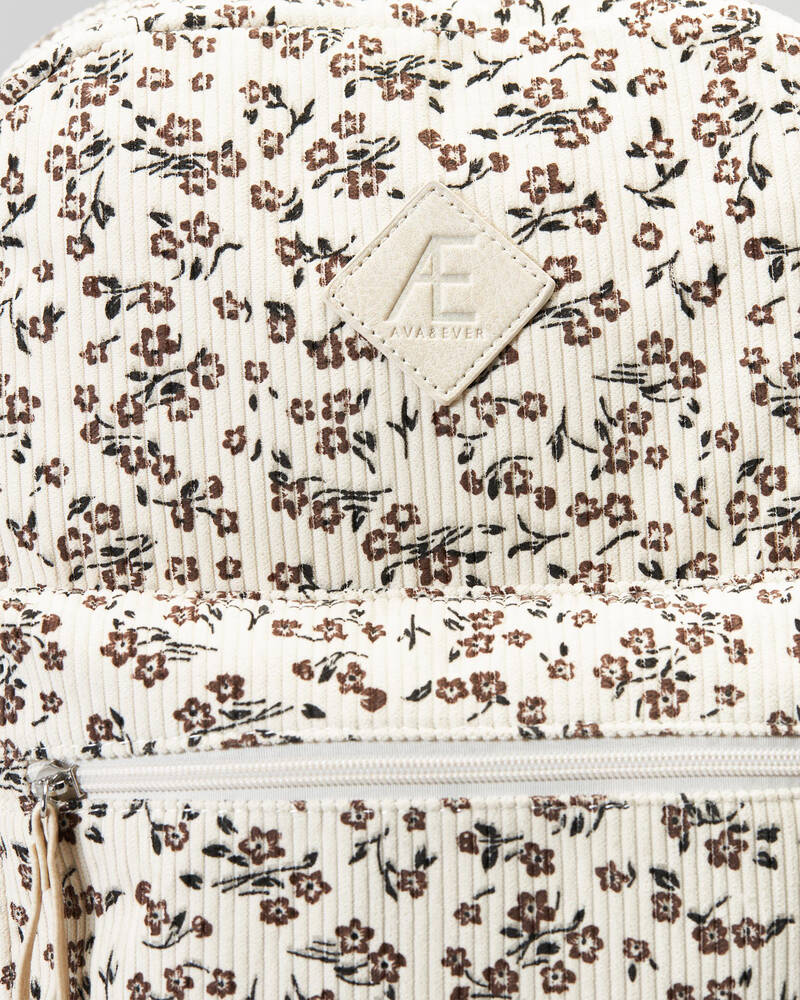 Ava And Ever Florence Cord Backpack for Womens