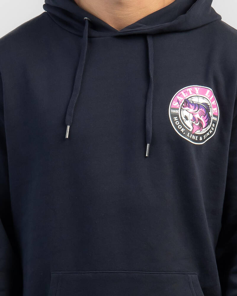 Salty Life Hooked Hoodie for Mens