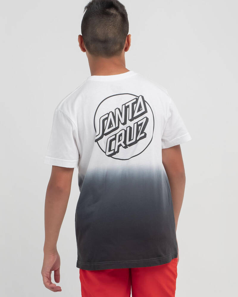 Santa Cruz Boys' Opus Dot Dip Dye T-Shirt for Mens