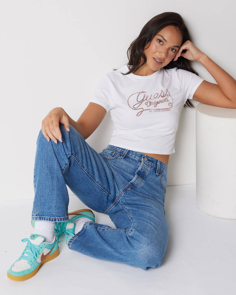 GUESS Go Lasso Baby Tee for Womens