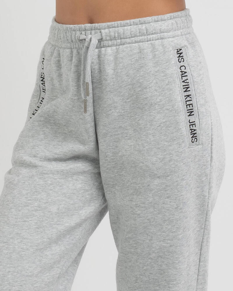 Calvin Klein Girls' Intarsia Logo Track Pants for Womens