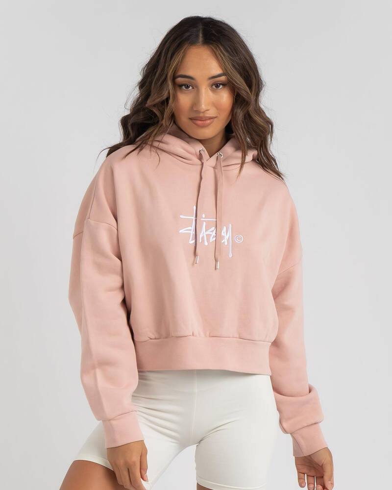 Stussy Graffiti Logo Hoodie for Womens