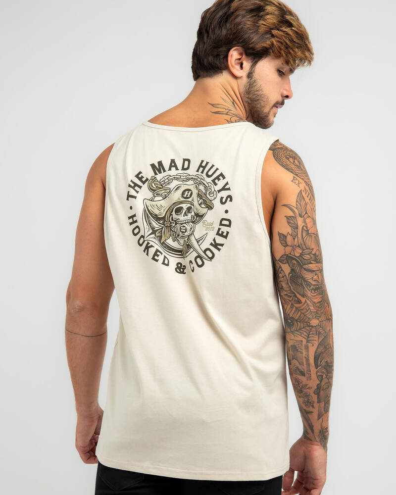 The Mad Hueys Hooked and Cooked Singlet for Mens