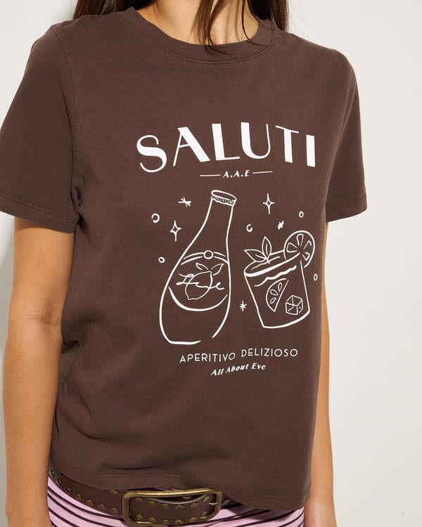 All About Eve Saluti Regular T-Shirt for Womens