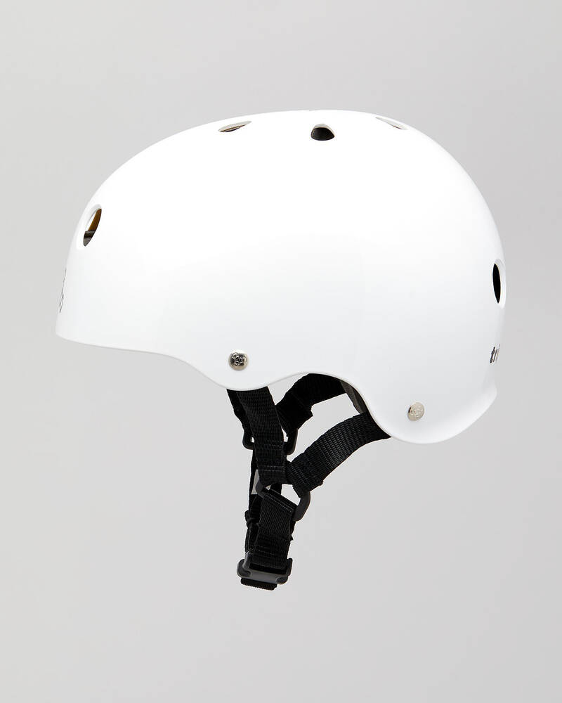 Triple 8 White Gloss Helmet for Unisex image number null