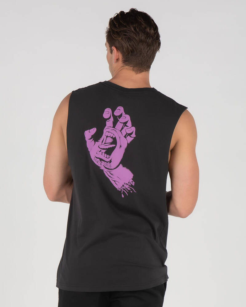 Santa Cruz Screaming Mono Hand Muscle Tank for Mens