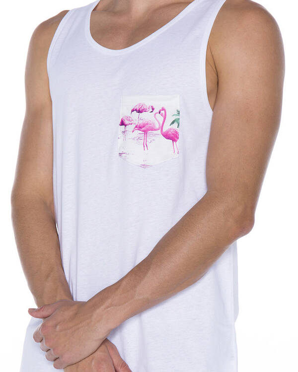 Lucid Blush Singlet for Mens