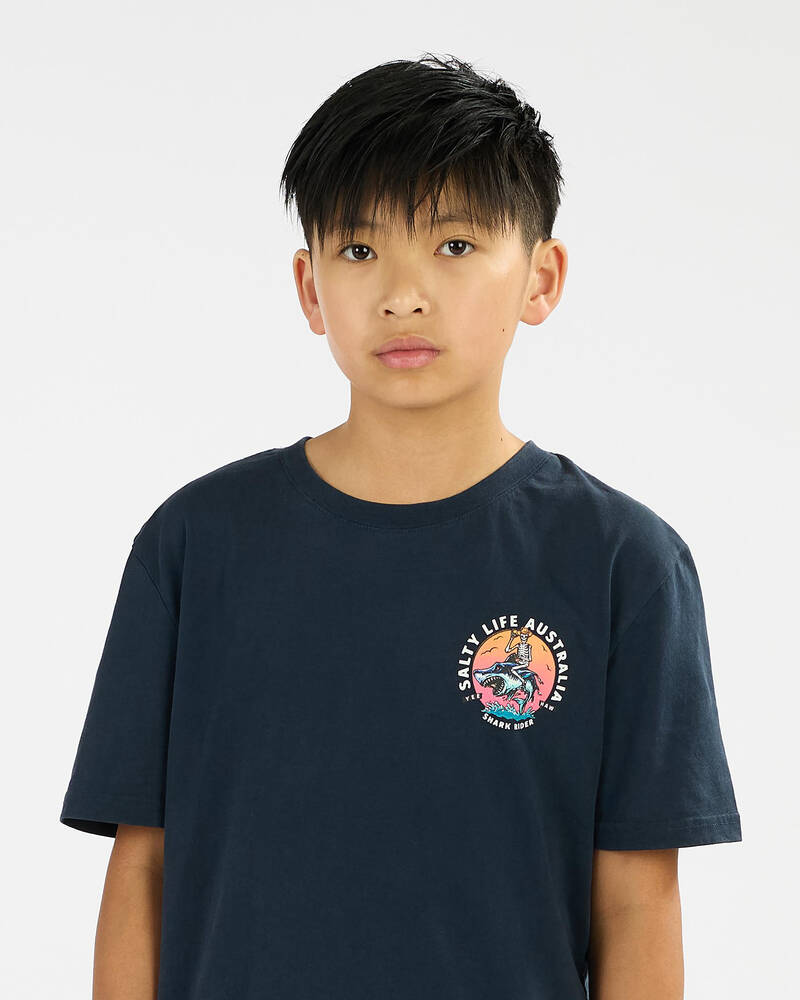 Salty Life Boys' Fin & Bone T-Shirt for Mens