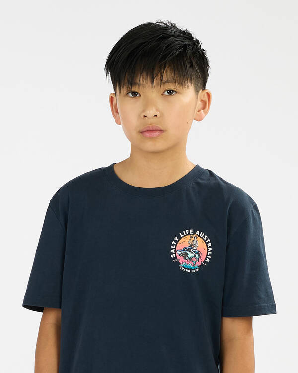 Salty Life Boys' Fin & Bone T-Shirt for Mens