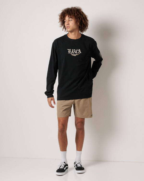 RVCA Retract Long Sleeve T-Shirt for Mens