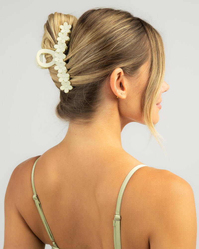 Karyn In LA Floral Hair Claw Clip for Womens