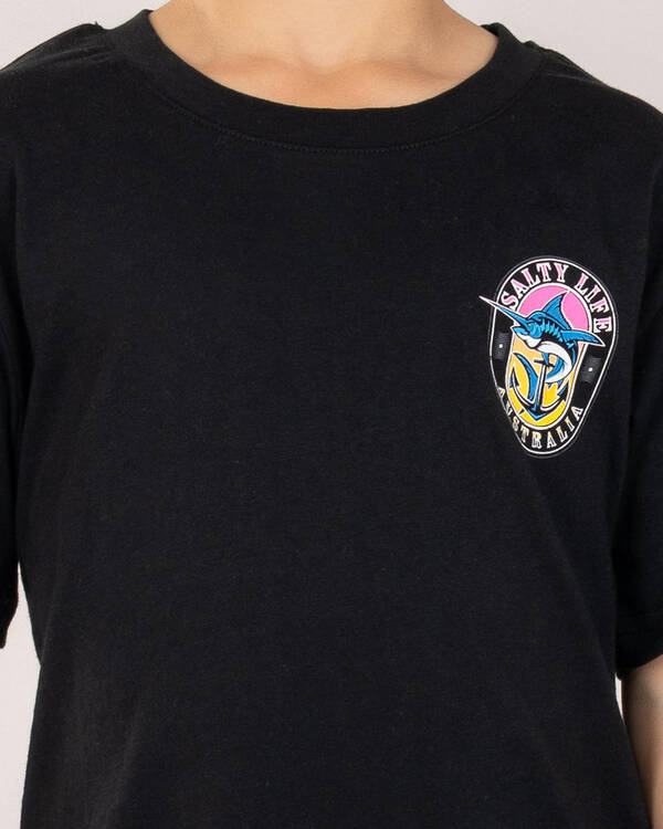 Salty Life Toddlers' Anchored Fin T-Shirt for Mens