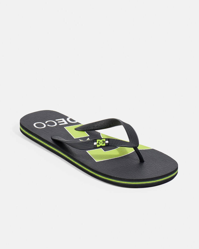 DC Shoes Spray Graffik Thongs for Mens