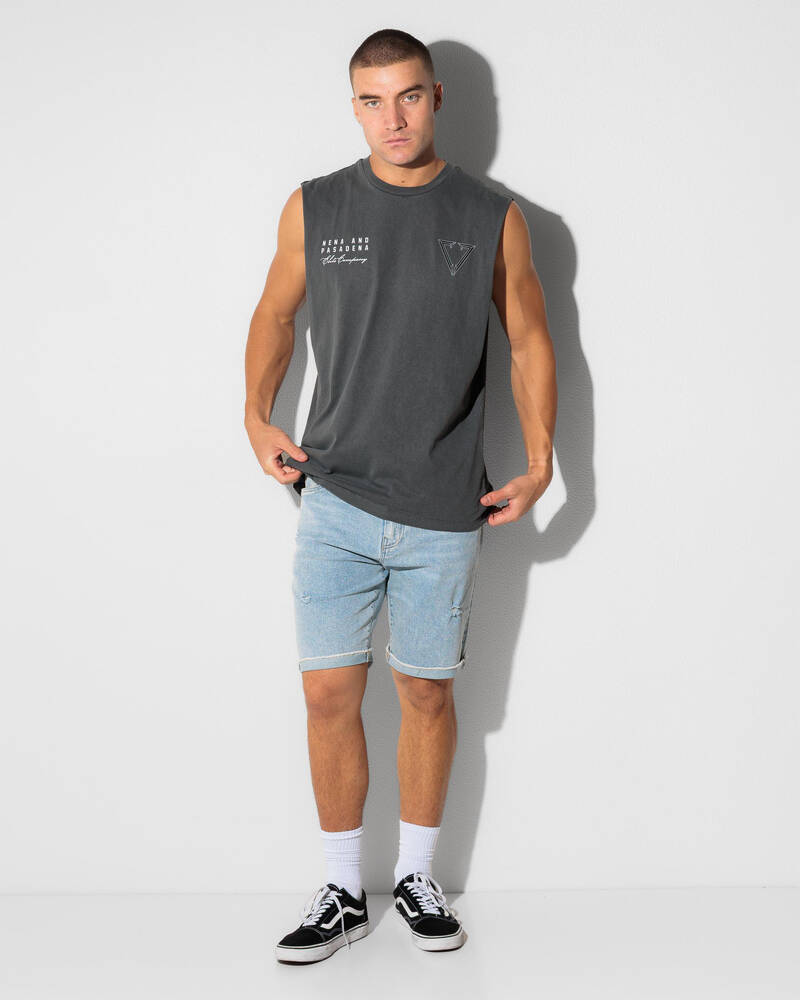 Nena & Pasadena Fumis Relaxed Muscle Tank for Mens