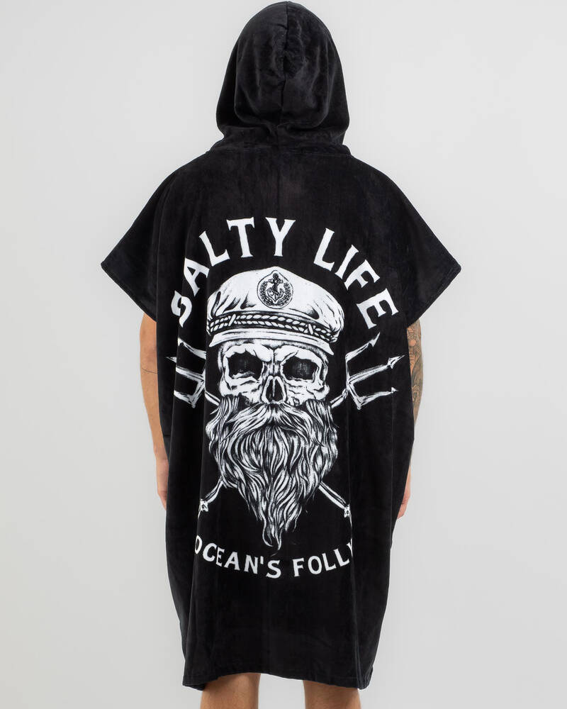 Salty Life Oceans Hooded Towel for Mens