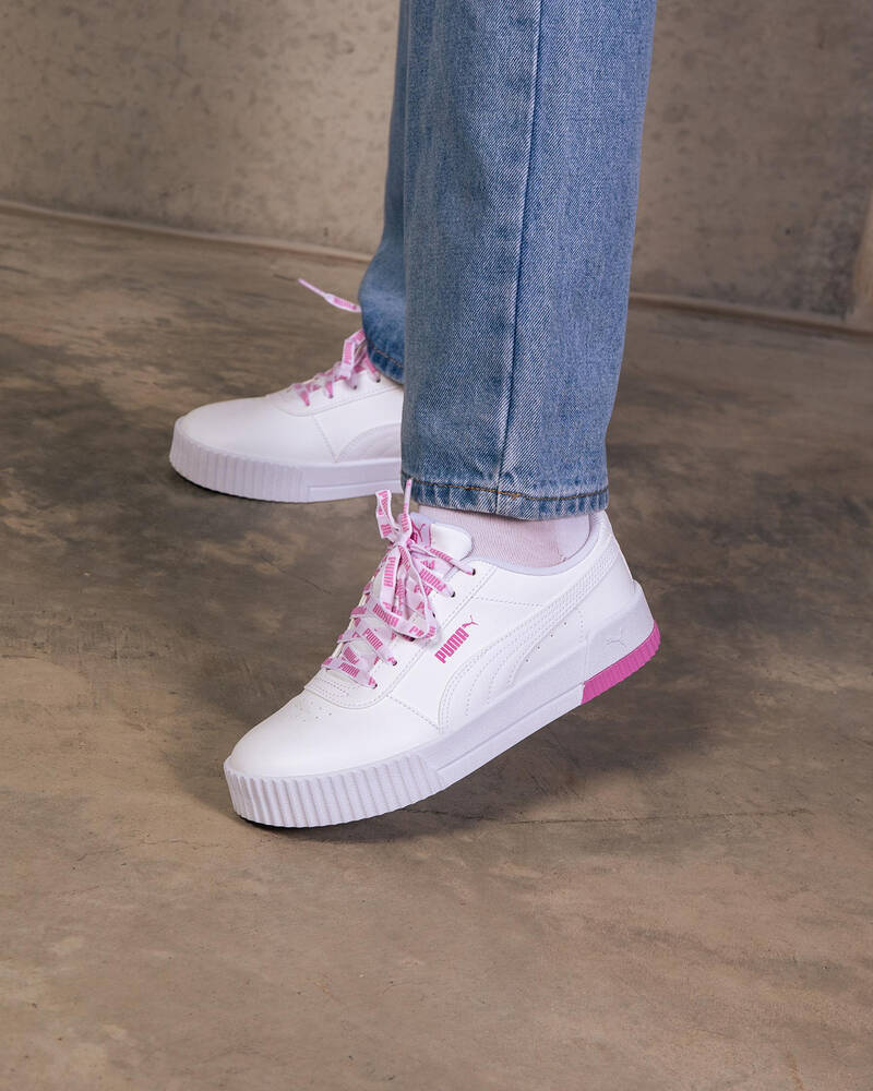 Puma Carina Womens Logomania Shoes for Womens