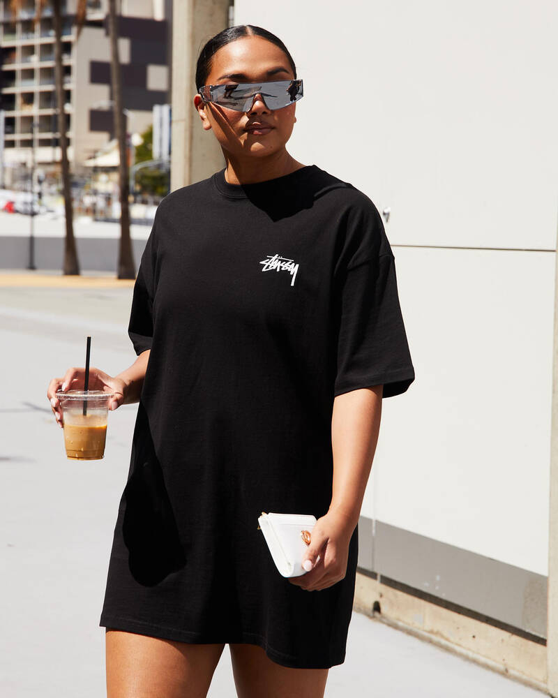 Stussy Stussy Fluffy Dice Relaxed Tee Dress for Womens