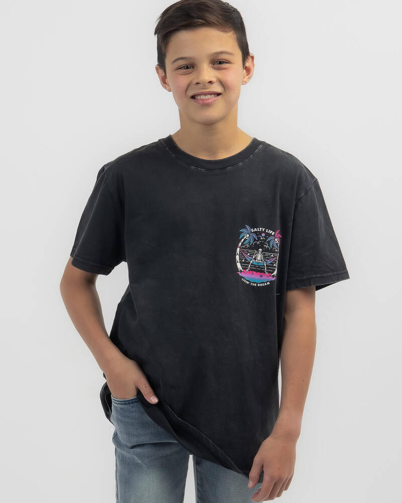 Salty Life Boys' Castaway T-Shirt for Mens