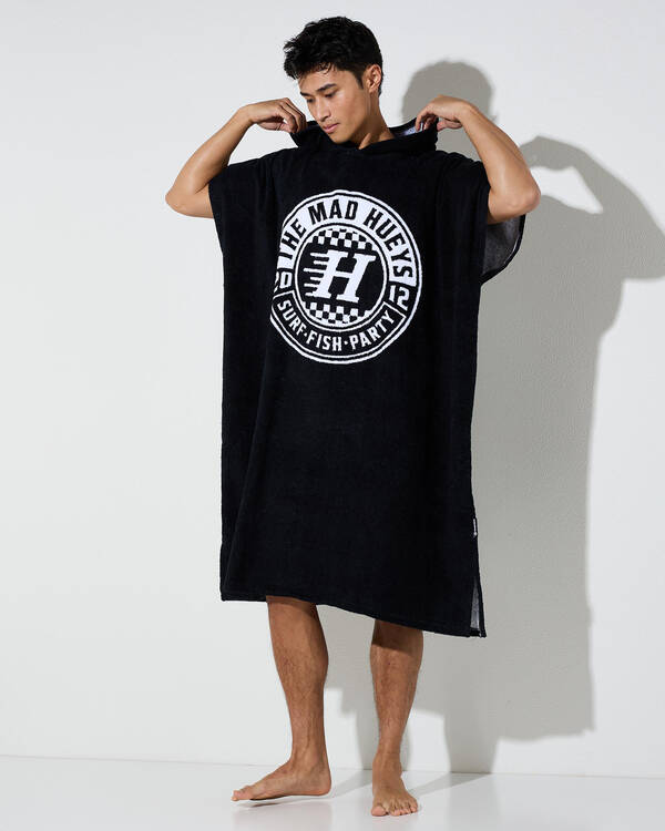Checker Hueys Hooded Towel