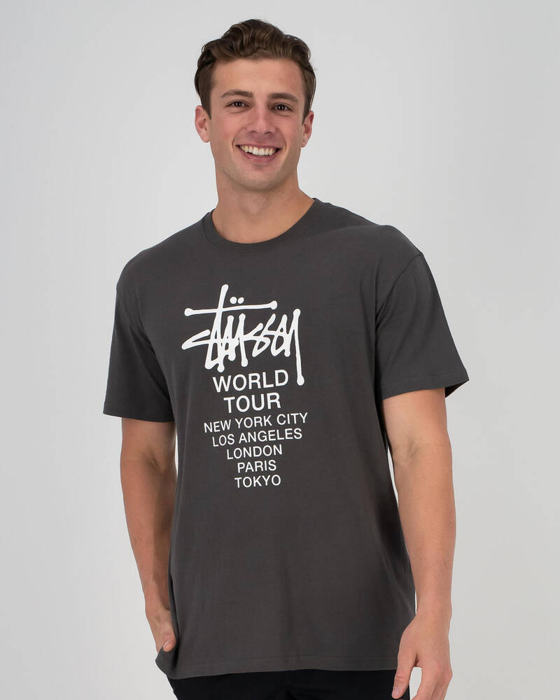 Stussy World Tour T-Shirt for Mens