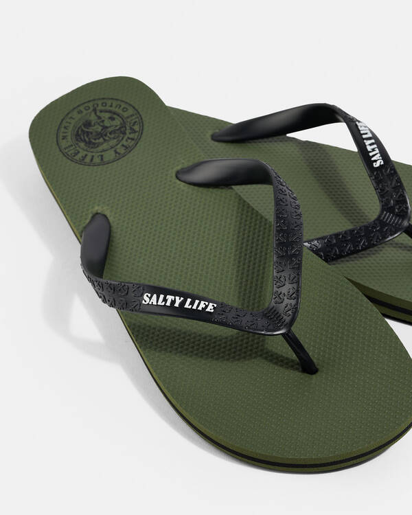 Salty Life Outdoor Living Thongs for Mens