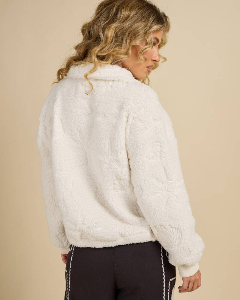Billabong Rising Tides Half Zip Sweatshirt for Womens
