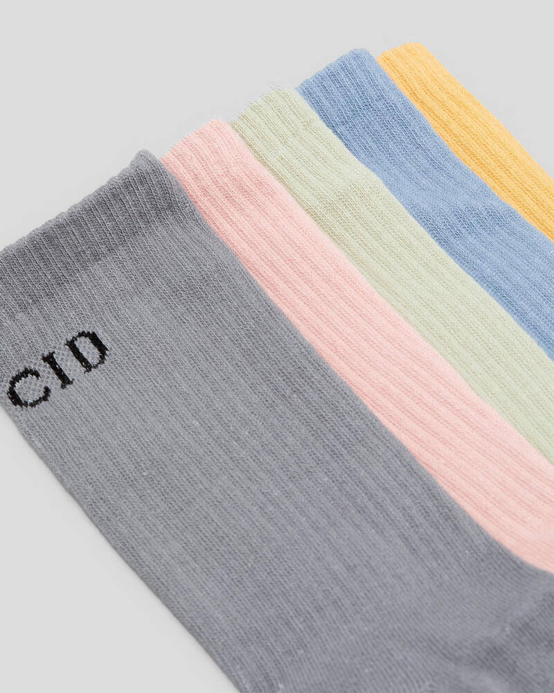 Lucid Tinted 5 Pack Socks for Mens