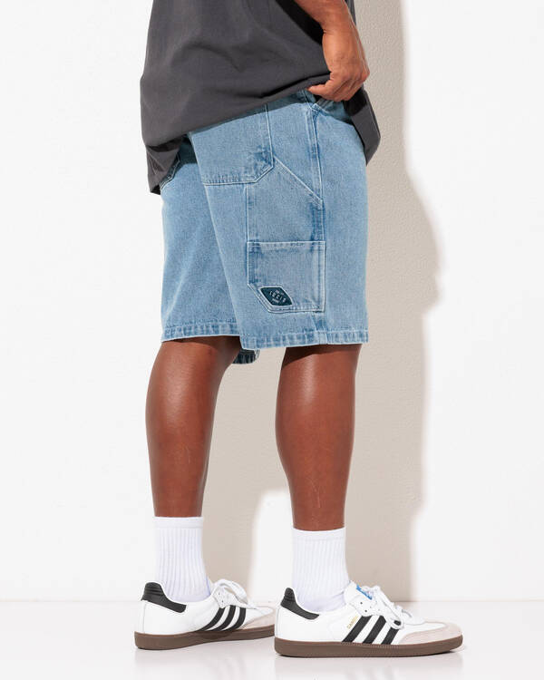 Lucid League Denim Walk Shorts for Mens