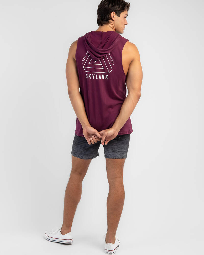 Skylark Breached Hooded Muscle Tank for Mens