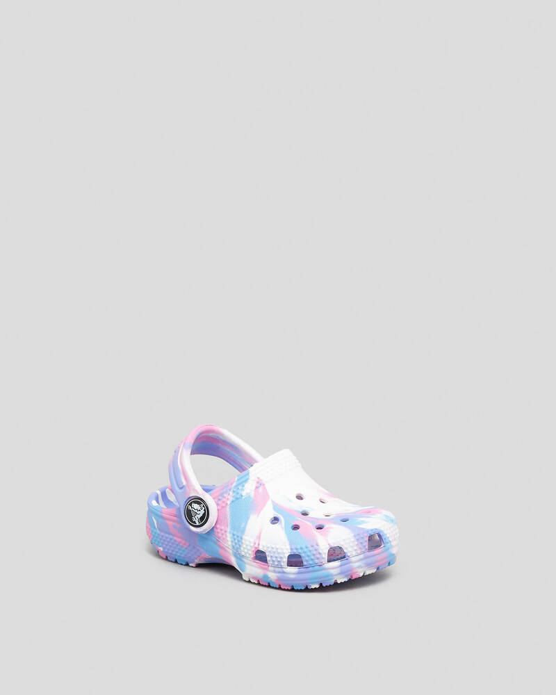 Crocs Toddlers' Classic Marble Clogs for Unisex
