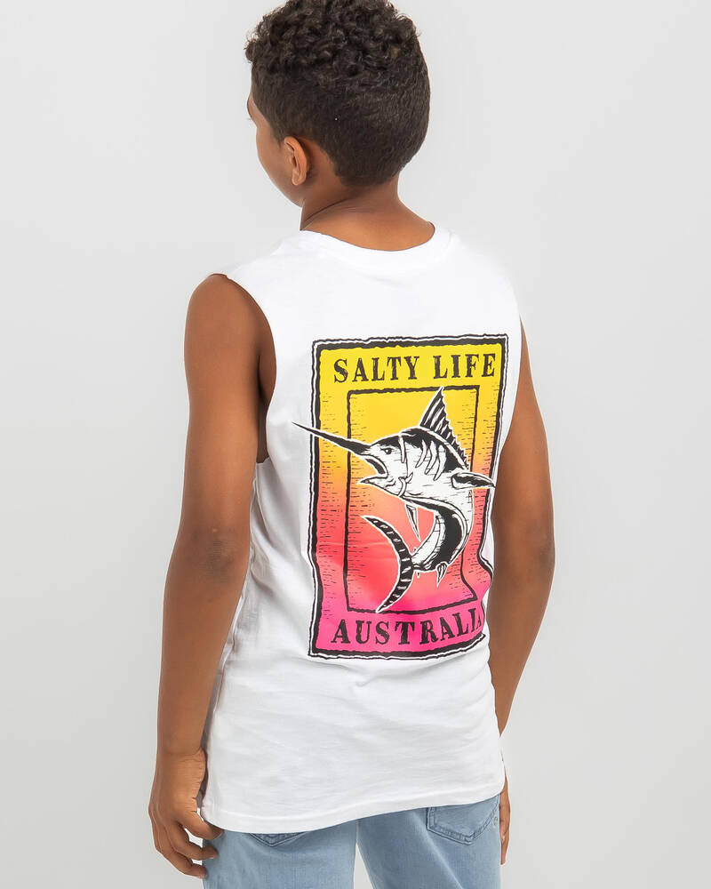 Salty Life Boys' Elusive Muscle Tank for Mens