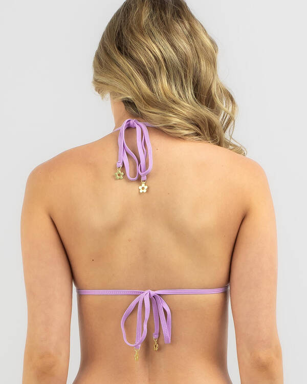 Topanga Meadow Sliding Triangle Bikini Top for Womens