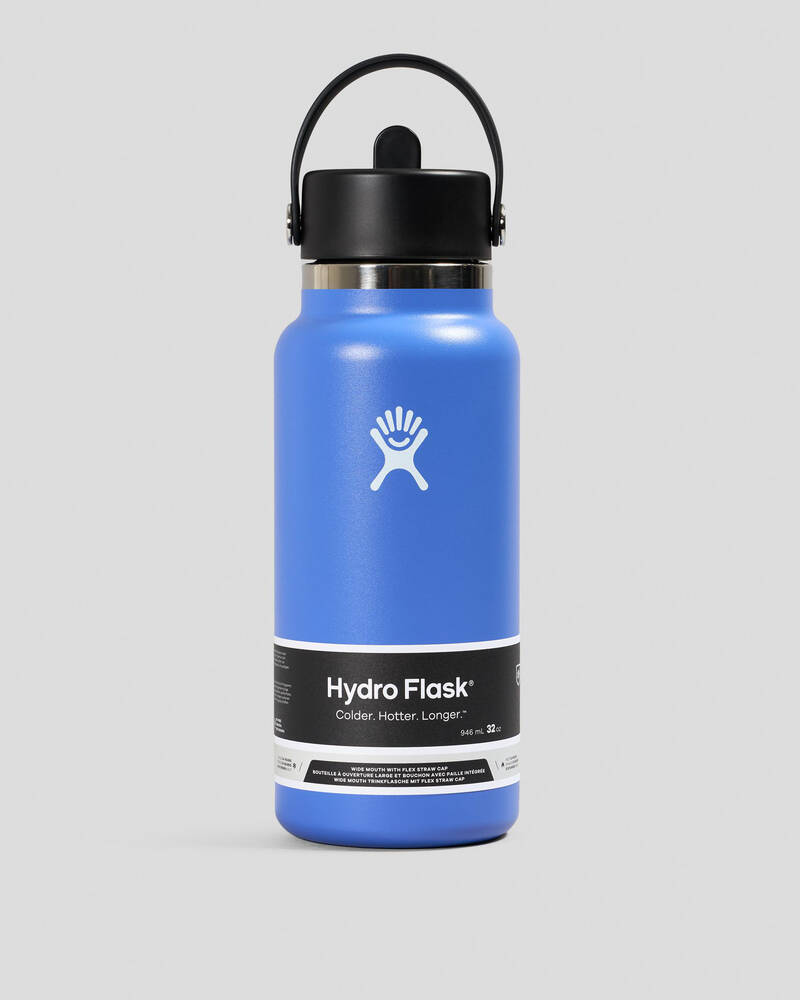 Hydro Flask 32oz Wide Mouth Flex Straw Cap Bottle for Unisex