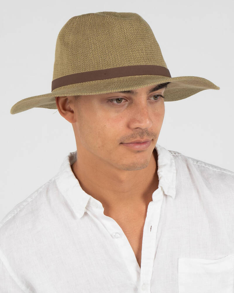 Brixton Messer Knit Fedora for Mens