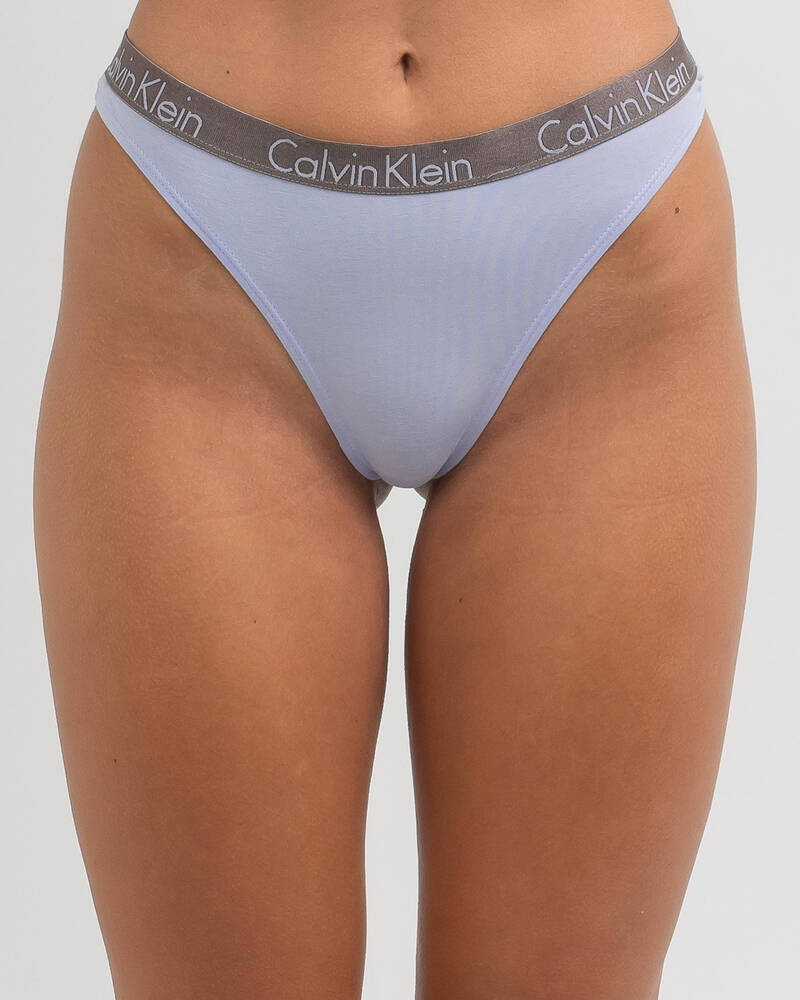 Calvin Klein Radiant Cotton Thong for Womens