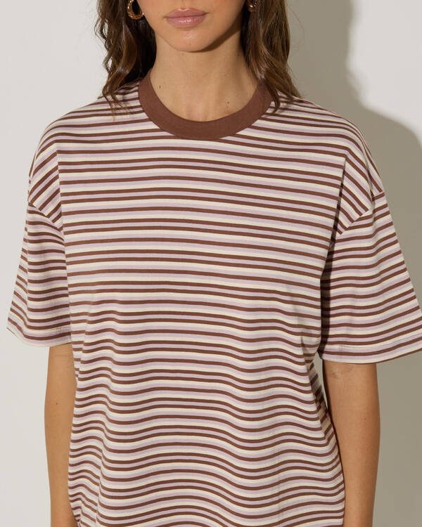 S-Double Stripe T-Shirt for Womens