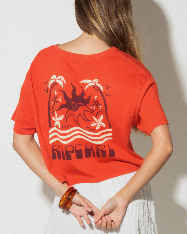 Rip Curl Swell Cropped T-Shirt for Womens