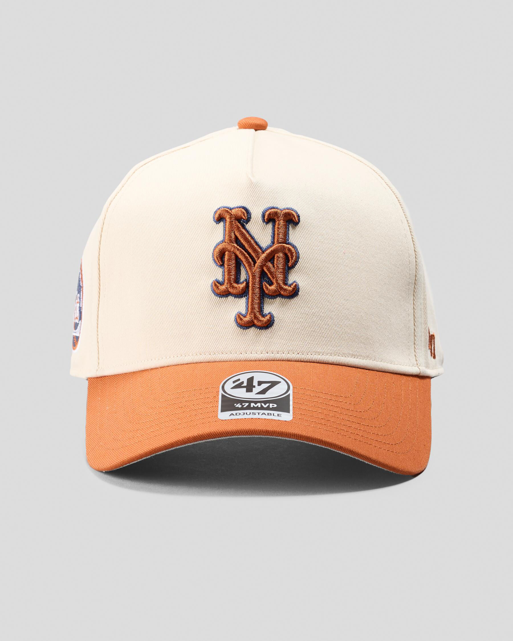 Forty Seven New York Mets '47 MVP DT Snapback Cap In Natural/clay