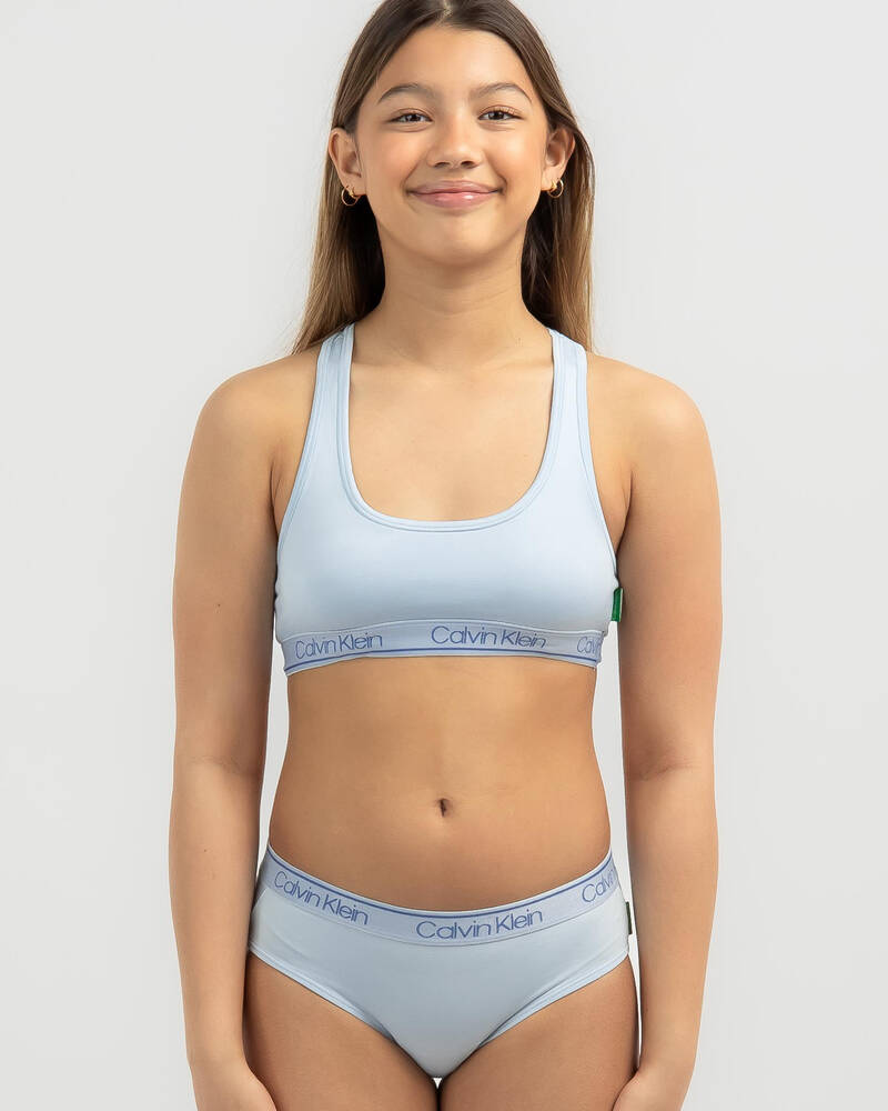 Calvin Klein Girls' Recycled Collection Bikini Brief 3 Pack for