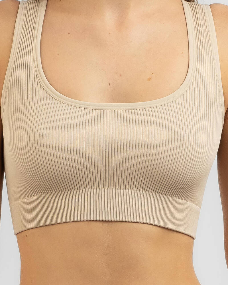 Mooloola Basic Seamfree Crop Top for Womens