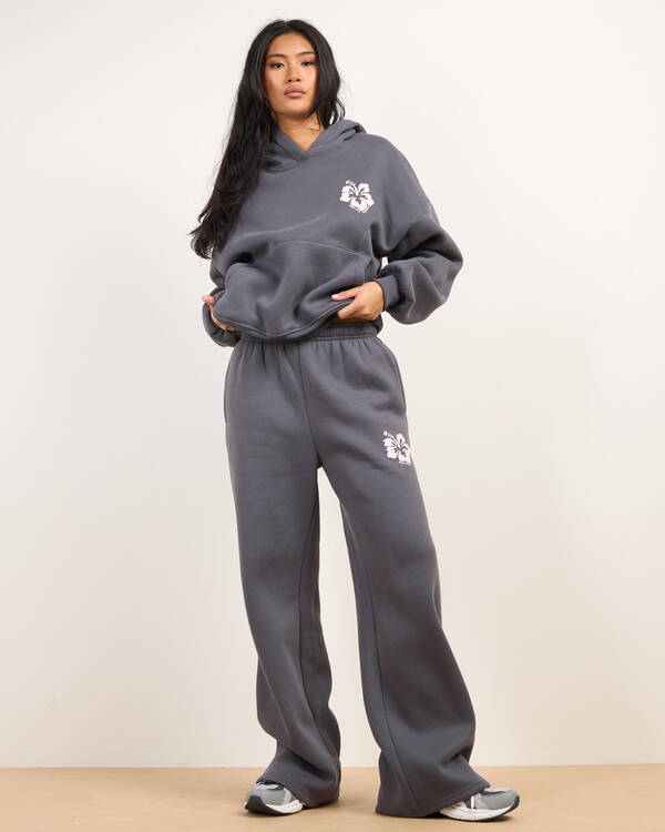 Malibu Lounge Malibu Lounge Hibiscus Sweatpants for Womens