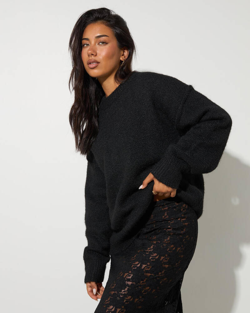 Mooloola Lush Crew Neck Knit Jumper for Womens