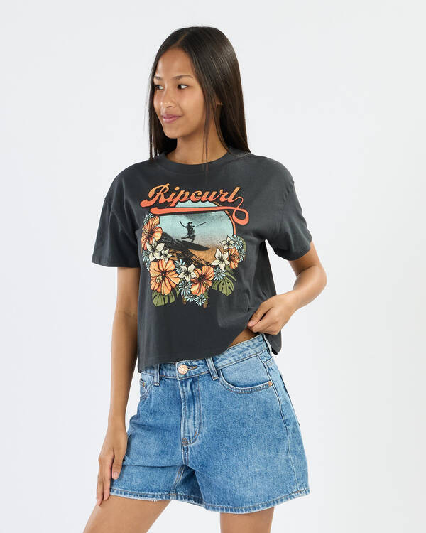 Girls' Wave Cropped Tee