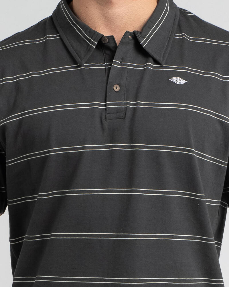 Rip Curl Plain Stripe Polo Shirt for Mens