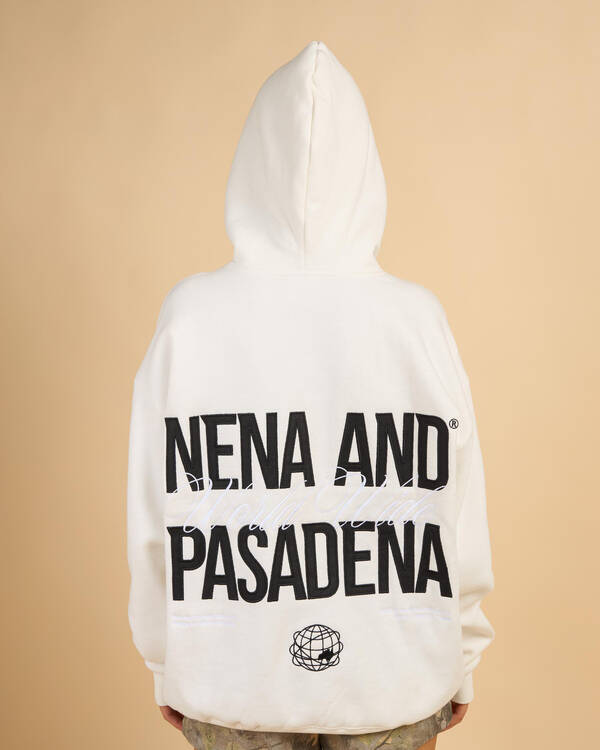 Nena & Pasadena Caution Relaxed Hoodie for Womens