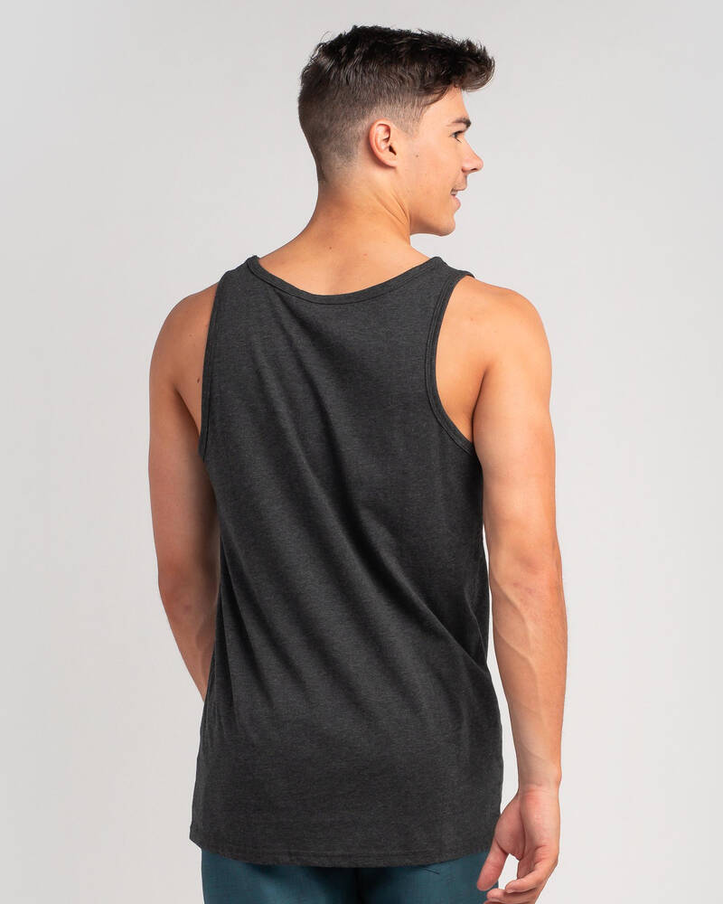 Shop Lucid Essential Singlet In Char Marle - Fast Shipping & Easy ...