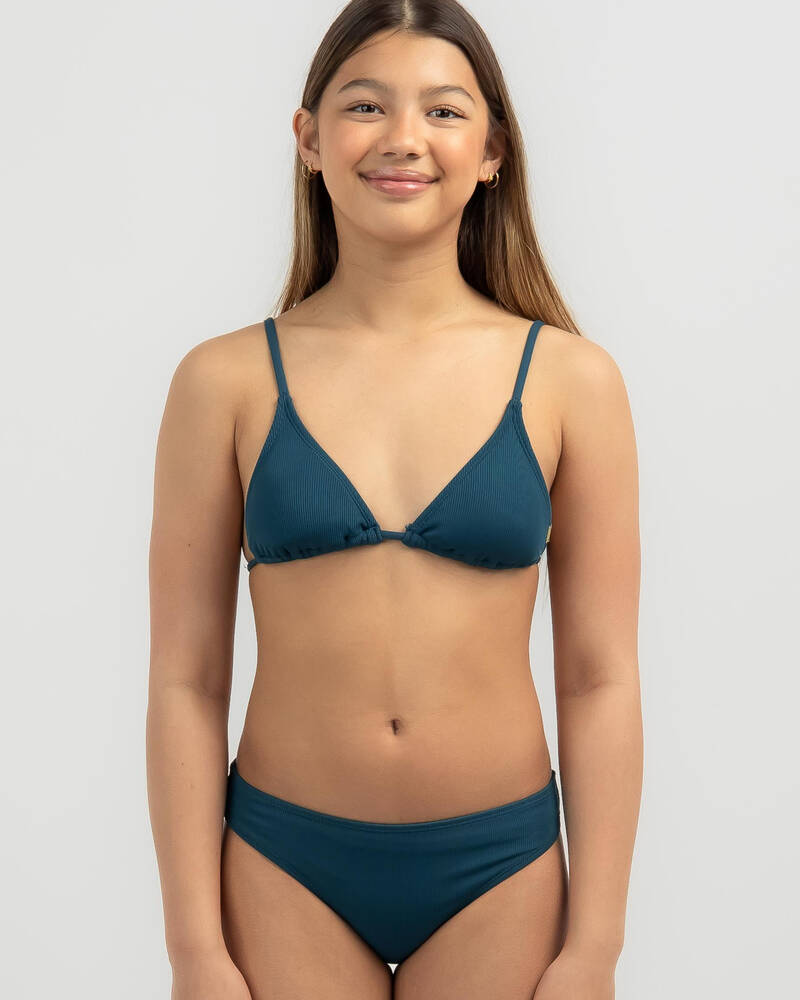 Topanga Girls' Milani Fixed Triangle Bikini Set for Womens